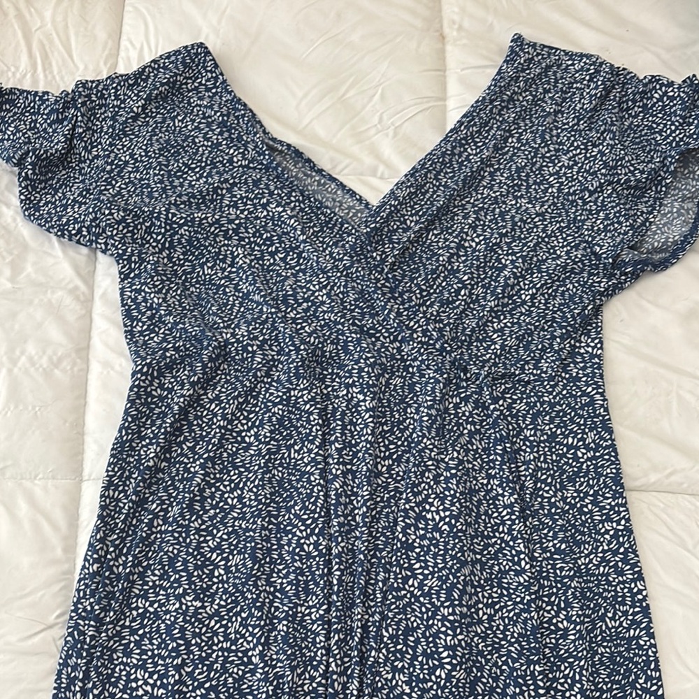 Blue Floral Dress